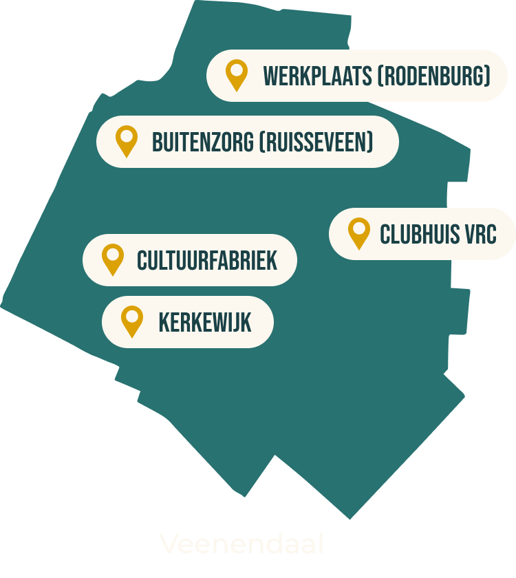 kaart veenendaal - Goed voor elkaar