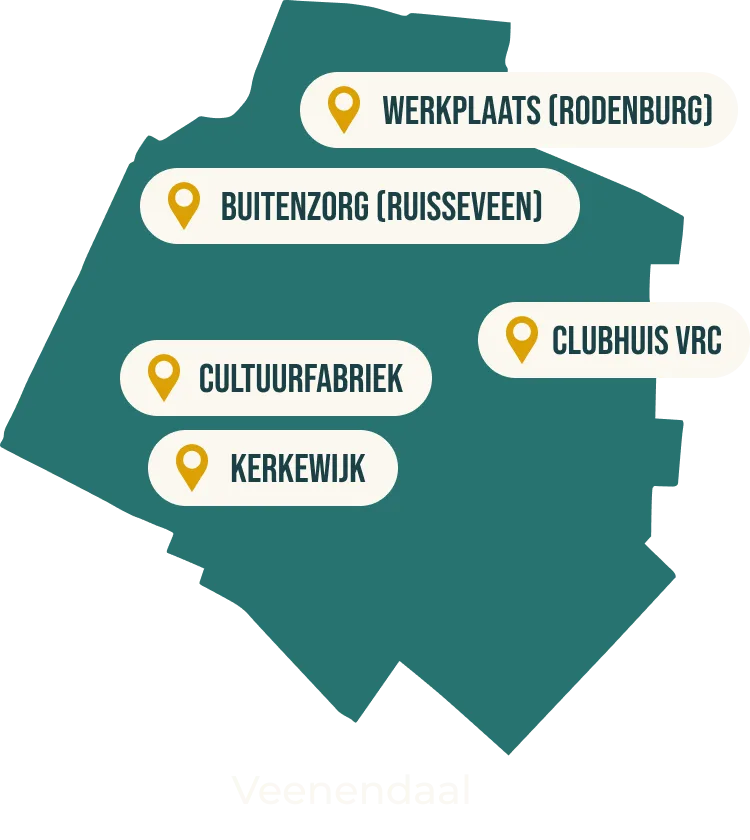 kaart veenendaal - Goed voor elkaar